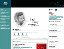 Tablet Screenshot of paulcarey.net